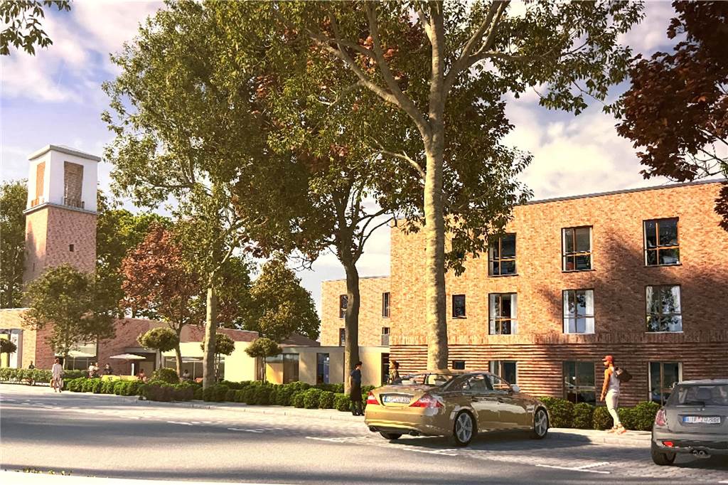 Kirchenabriss in St. Laurentius: Pfarrei baut einen neuen Zukunftsort Eine Ansicht vom neuen Altenwohnhaus auf dem Laurentius-Berg