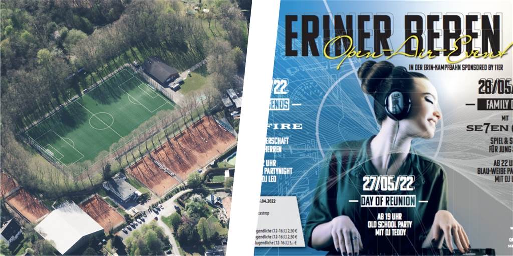 Eriner Beben: Party, Fußball und Musik – Sie können Karten gewinnen Das Eriner Beben in der Kampfbahn Erin soll ein Fest der Freude werden. Wir verlosen Tickets.