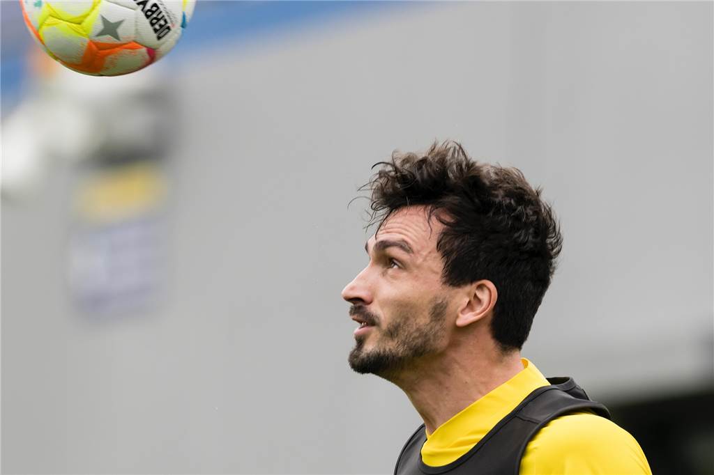 Das erste BVB-Training in Singapur.