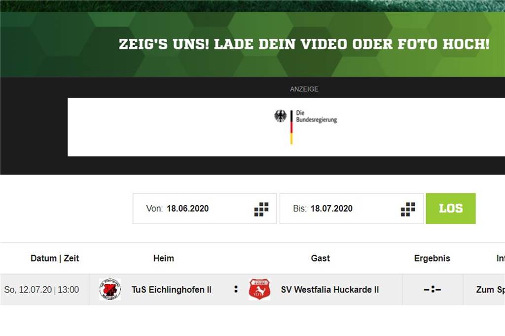 Das erste Freundschaftsspiel in Dortmund ist terminiert Das erste Testspiel ist bei fussball.de bereits terminiert.