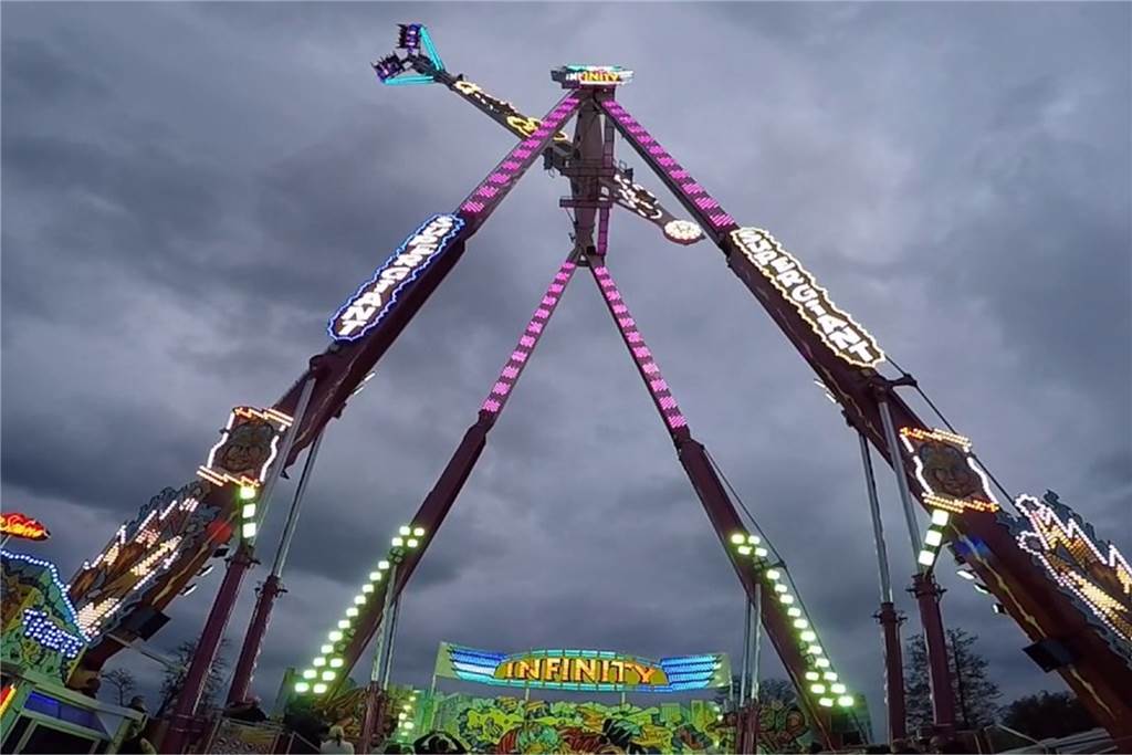 Heiß ersehntes Karussell macht Simjü-Rückzieher - weil Schausteller die Kirmes zu klein ist Das Fahrgeschäft Infinity kommt 2019 doch nicht zu Simjü.