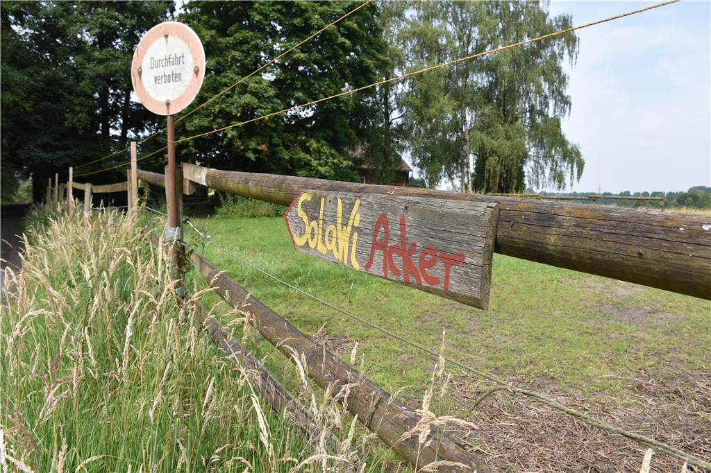 Eindrücke vom Gelände der solidarischen Landwirtschaft in Waltrop.