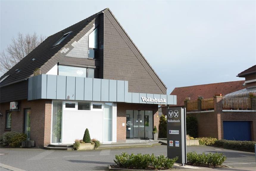 Volksbank und Sparkasse legen Filialen zusammen Das Gebäude der Volksbank in Vinnum