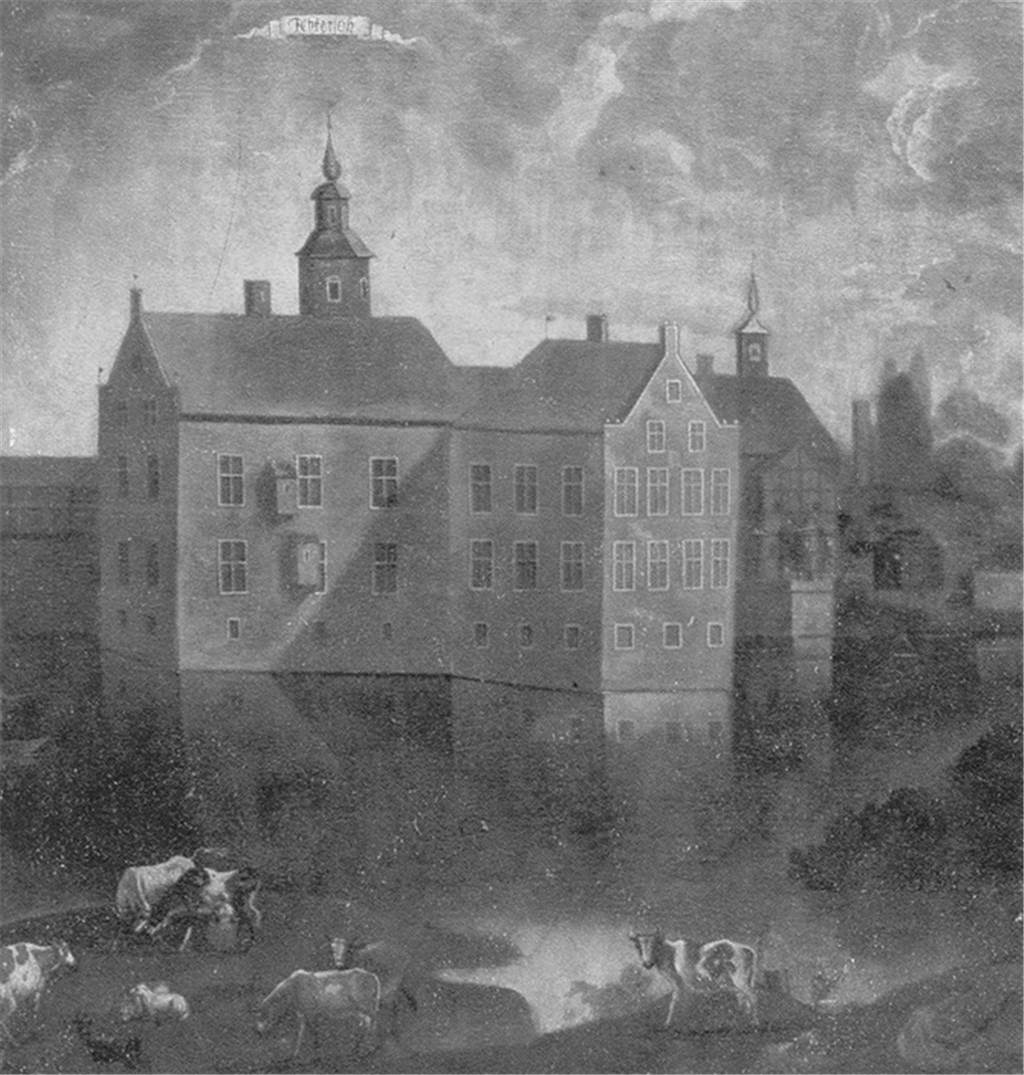 RN-Videoreihe zum Jubiläum Nordkirchens: 10 Geschichten aus 1000 Jahren Das Gemälde zeigt die verschollene Burg Ichterloh.