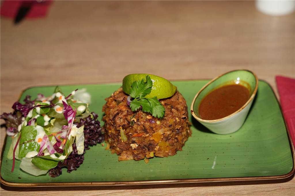 Das Suvai zähmt die scharfe Küche aus Indien und Sri Lanka Das Gericht Kothu Rotti im Essener Restaurant Suvai.