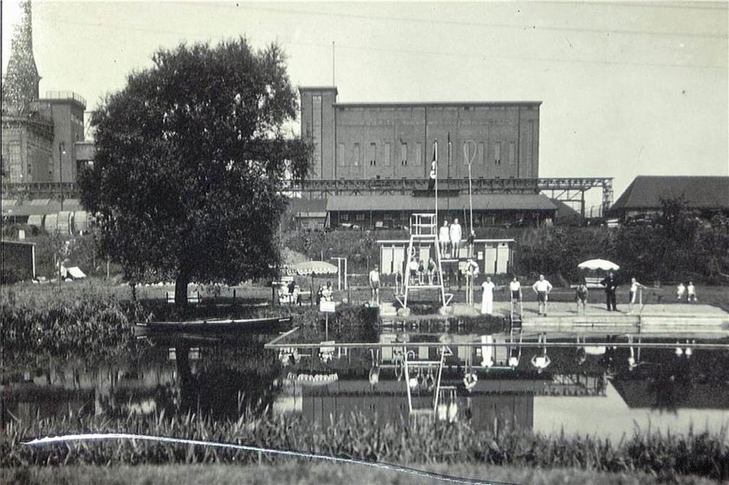Das Schwimmbad des Gersteinwerks in Werne-Stockum