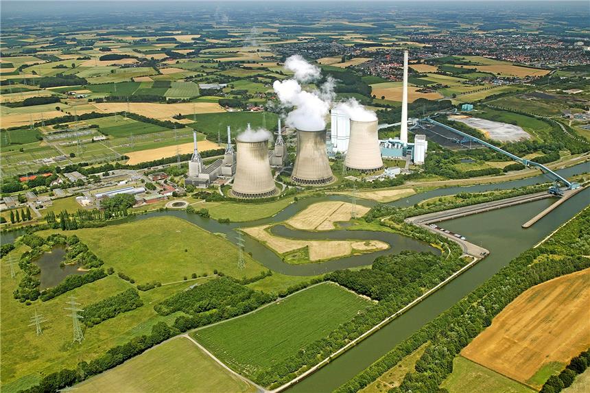 Personalkarussell nach der Stilllegung des Kohleblocks Das Gersteinwerk liegt direkt an der Lippe.