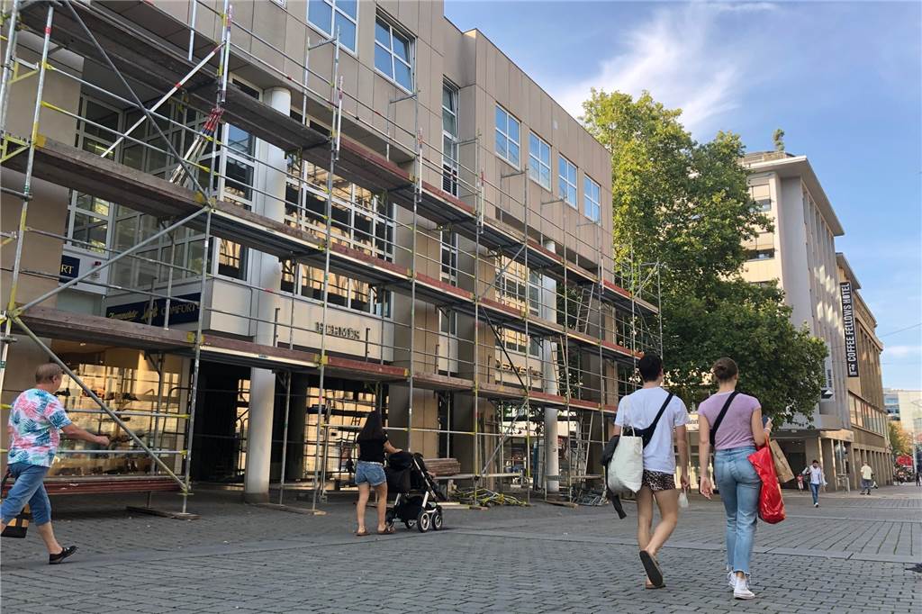 Das ehemalige Modehaus Deters in Dortmund wird umgebaut