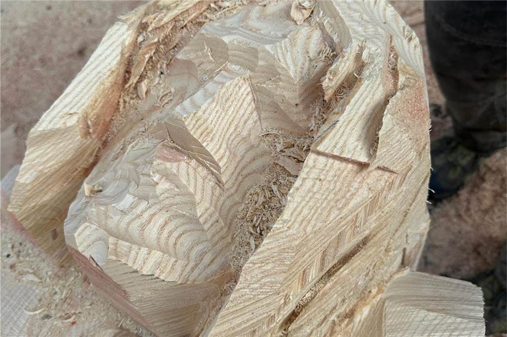 Das Gesicht der Christus-Figur