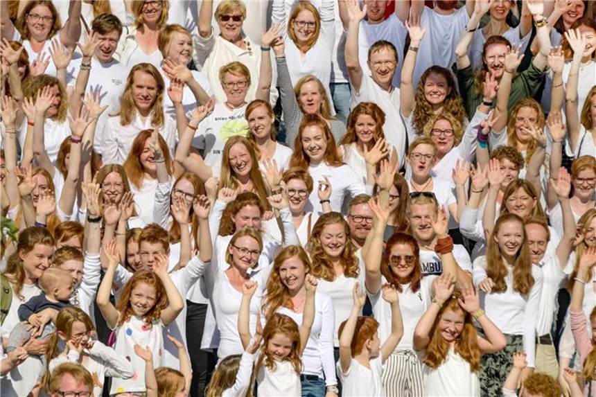 Redhead Days in Hamburg Das große Abschlussbild. Foto: Axel Heimken