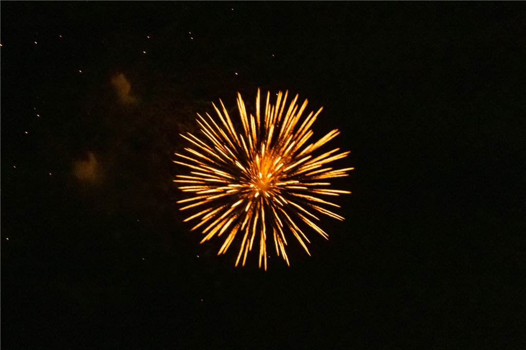 Das große Brilliant-Feuerwerk am Montag auf Sim-Jü.
