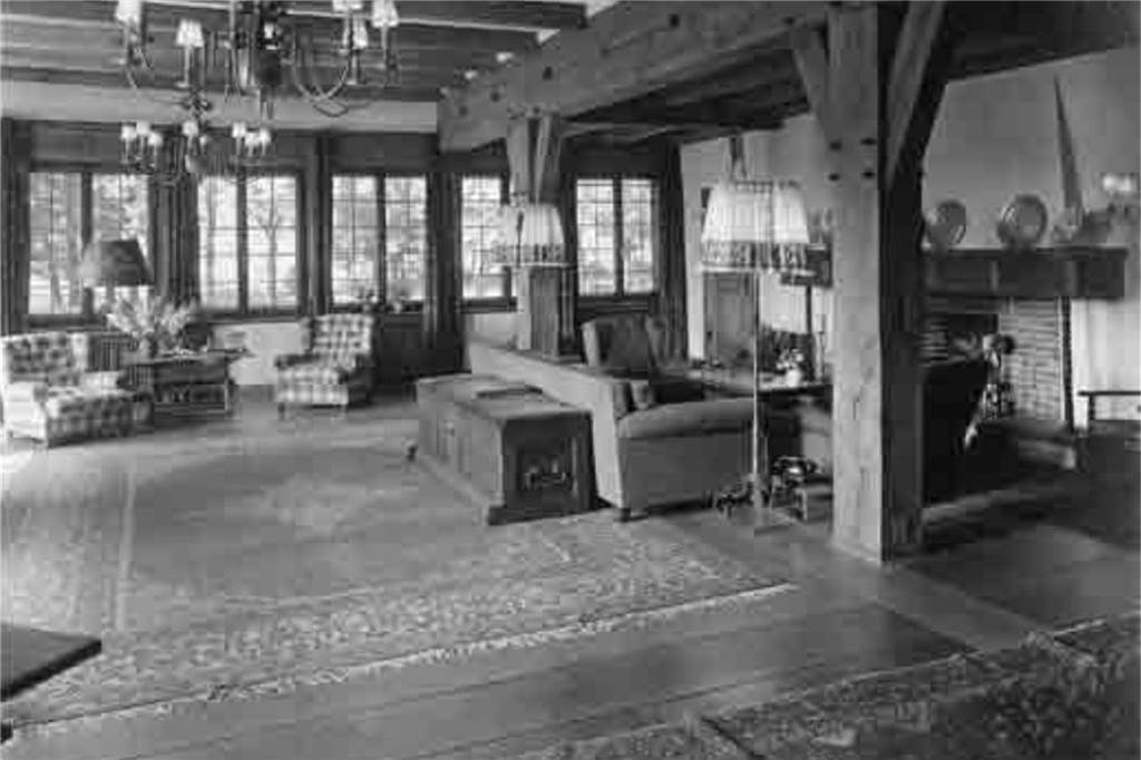 Ein Musterbeispiel der Nazi-Architektur: Gut Borkenberge in Hullern Das große Kaminzimmer des Jagdhauses umfasste allein 90 Quadratmeter.
