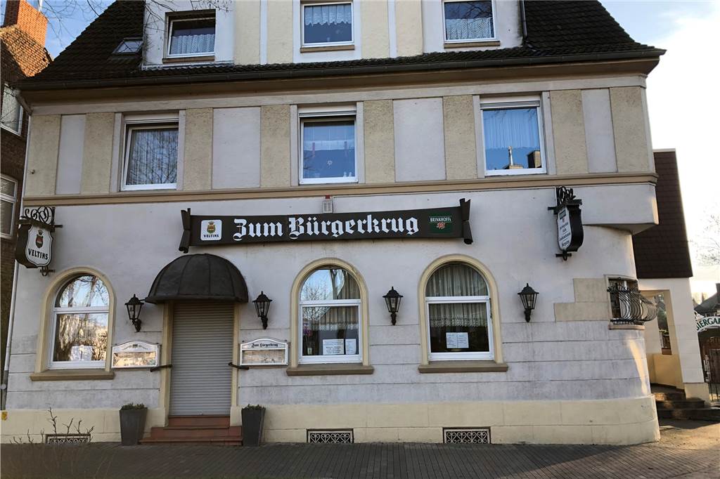 Trotz Problemen im Lockdown: Asselner Gastwirte-Paar plant schon für die Zukunft Das Haus, in dem sich der Bürgerkrug befindet - Am Hagedorn 24 - ist schon weit über 100 Jahre alt