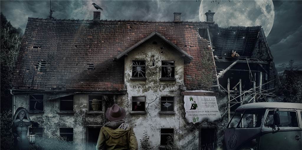 In Dortmund: Manch Wohnjuwel erweist sich als überteuerte Bruchbude Das hier ist keins der realen Immobilien-Angebote im Dortmunder Westen. Bei manchen Häusern, die man aktuell im Netz findet, ist der Unterschied aber nicht allzu groß.