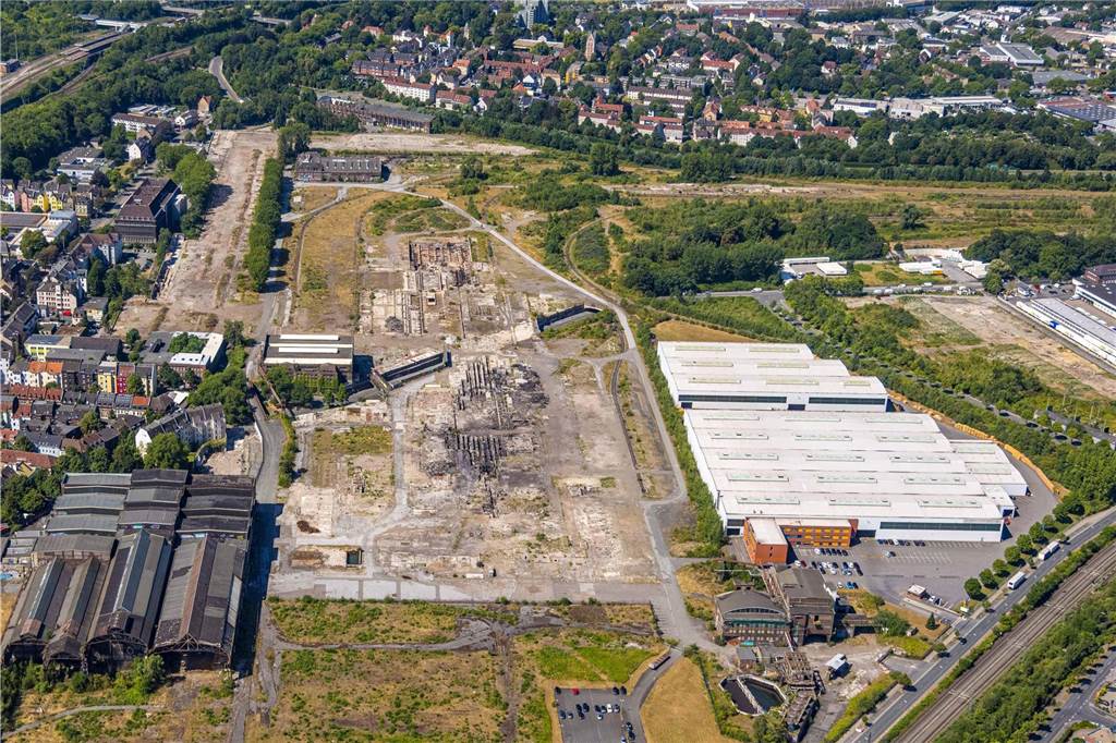 Hinweise auf rechtsextremes Kampfsport-Event: Staatsschutz ermittelt Das HSP-Gelände soll zu einem neuen Stadtquartier werden. Aktuell ist es noch eine Industriebrache.