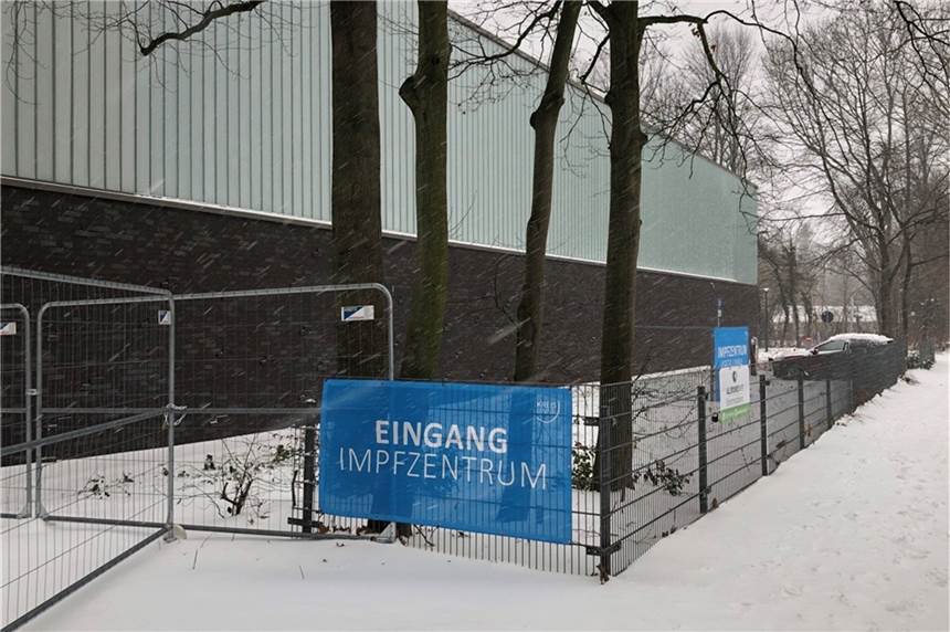 Das Impfzentrum öffnet am Montag um 14 Uhr seine Türen.