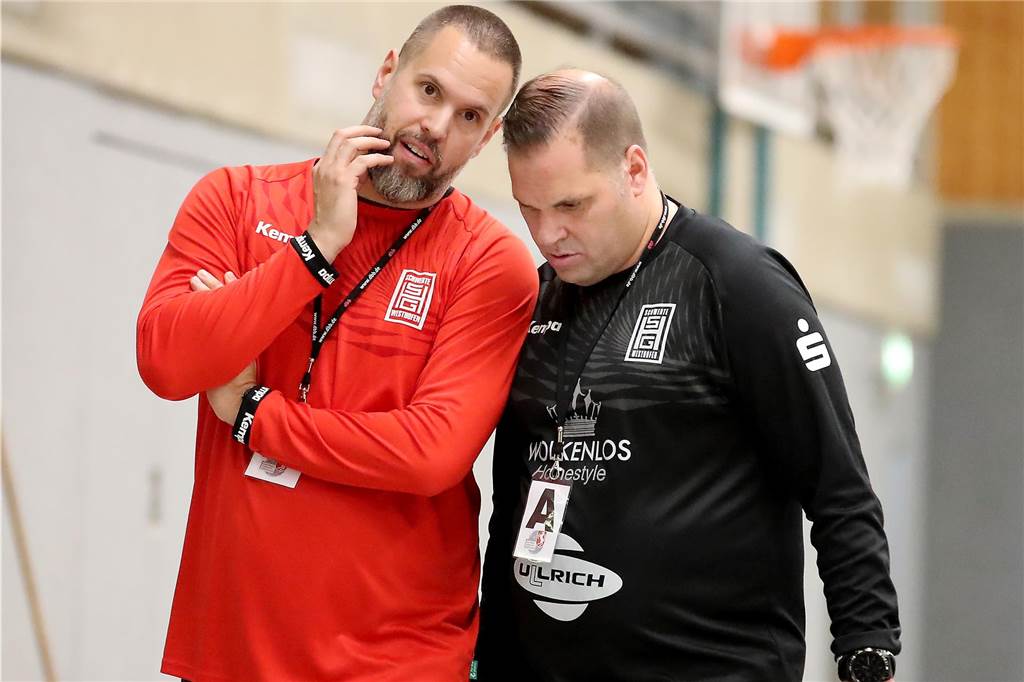 Trainerwirbel bei HSG Schwerte/Westhofen: Mischa Quass und Manfred Ullrich sollen es richten Das Intermezzo von Peter Hengstenberg (li.) und Henning Becker als Trainergespann war nur kurz.