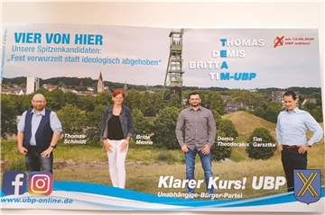 Das ist das Flugblatt, das in vielen Haushalten in Castrop-Rauxel angekommen ist. Unten rechts prangt das Stadtwappen - und das ist der formale Fehler: Die UBP hat vorher nicht um Genehmigung gebeten.