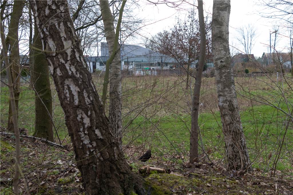 Bedarf an Kita-Plätzen in Legden wächst: Hier könnte eine neue entstehen Das Jugendhaus Pool im Hintergrund: Diese gemeindeeigene Fläche wird als möglicher Standort für die neue Kita anvisiert.