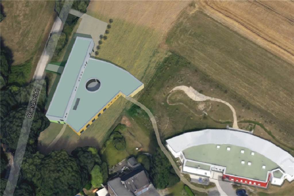 Das Kinderhospiz Sonnenherz wird nicht weit entfernt stehen vom Hospiz St. Elisabeth an der Bockenfelder Straße. Zugänglich sein, wird es über die Straße Brandheide.