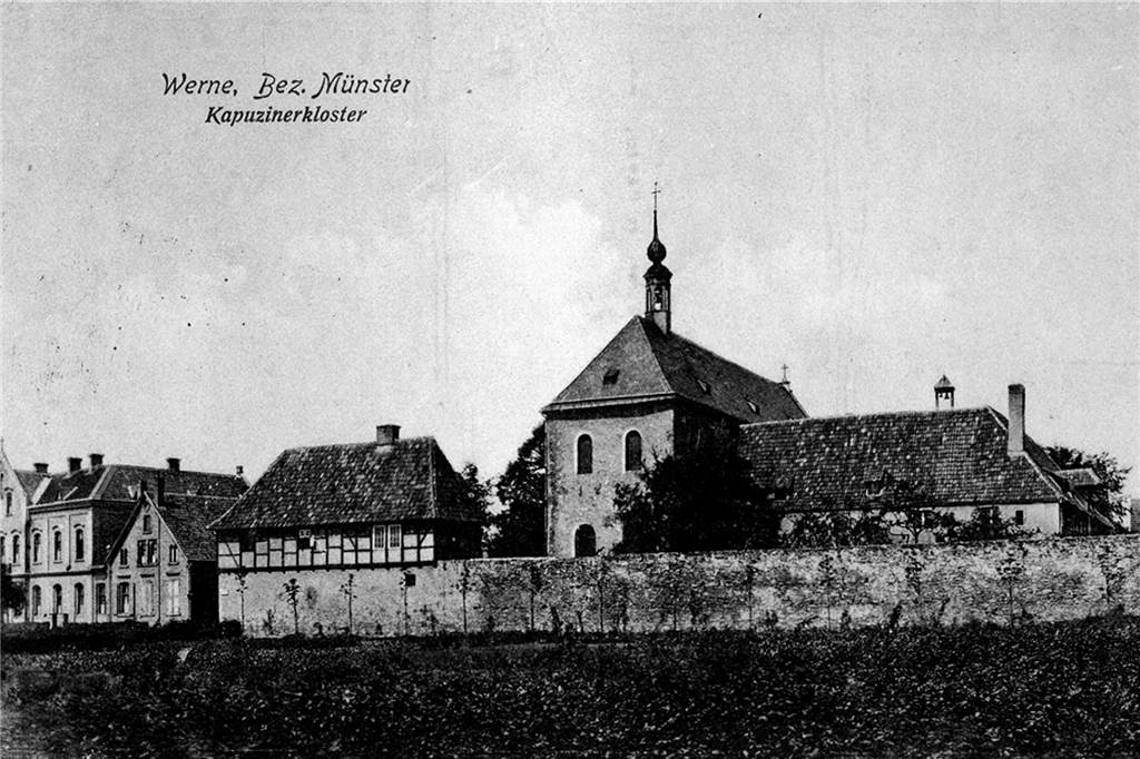 Werne: Tolle Nahversorgung, aber bezahlbarer Wohnraum ist Mangelware Das Kloster wurde in Werne von 1671 bis 1673 gebaut und ist seitdem ein markanter Ort in Werne. Diese Ansicht zeigt das Kloster 1916 vom Schüttenwall aus.
