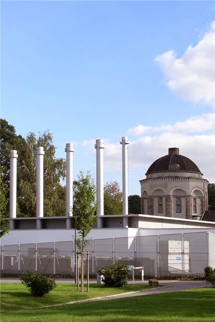 Steigende Gaspreise: Werden die Feuerbestattungen in Dortmund deshalb teurer? Das Krematorium auf dem Dortmunder Hauptfriedhof.