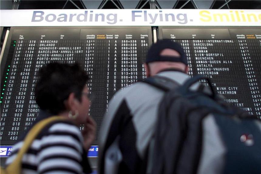 Flughafenverband rechnet 2017 mit Passagier-Rekordjahr Das laufende Jahr werden die Flughäfen wie erwartet mit einem Rekord von rund 235 Millionen Passagieren abschließen. Foto: Fredrik von Erichsen