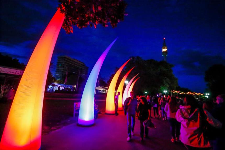 Das müssen Sie über das Lichterfest wissen Das Lichterfest im Westfalenpark.