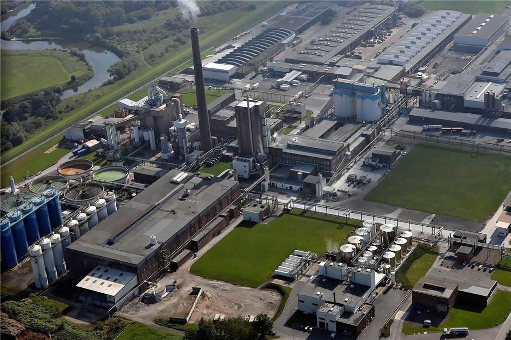 Brand im Lippewerk: Verdacht auf giftige Gase bestätigt sich nicht Das Lippewerk aus der Vogelperspektive.