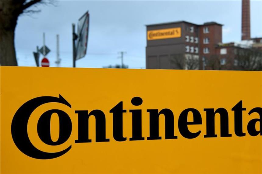 Continental spaltet Antriebssparte ab Das Logo der Continental AG: Der Automobilzulieferer will sich eine neue Struktur verpassen. Foto: Holger Hollemann