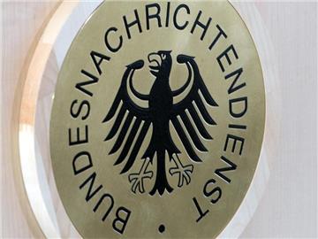 Das Logo des Bundesnachrichtendienstes (BND). Foto: Soeren Stache/Illustration