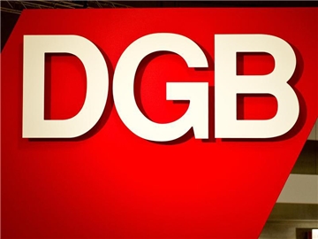 Das Logo des Deutschen Gewerkschaftsbundes. Foto: Christoph Schmidt/Illustration