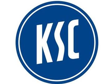 Das Logo des Fußball-Zweitligisten Karlsruher SC. Foto: