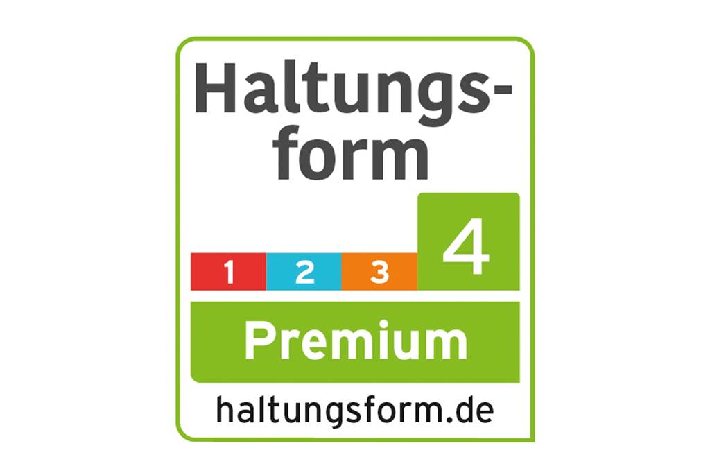 Nach Tierquälerei-Skandal: Wie erkenne ich Fleisch, das ich guten Gewissens essen kann? Das Logo für die höchste Haltungsform-Kategorie 4.
