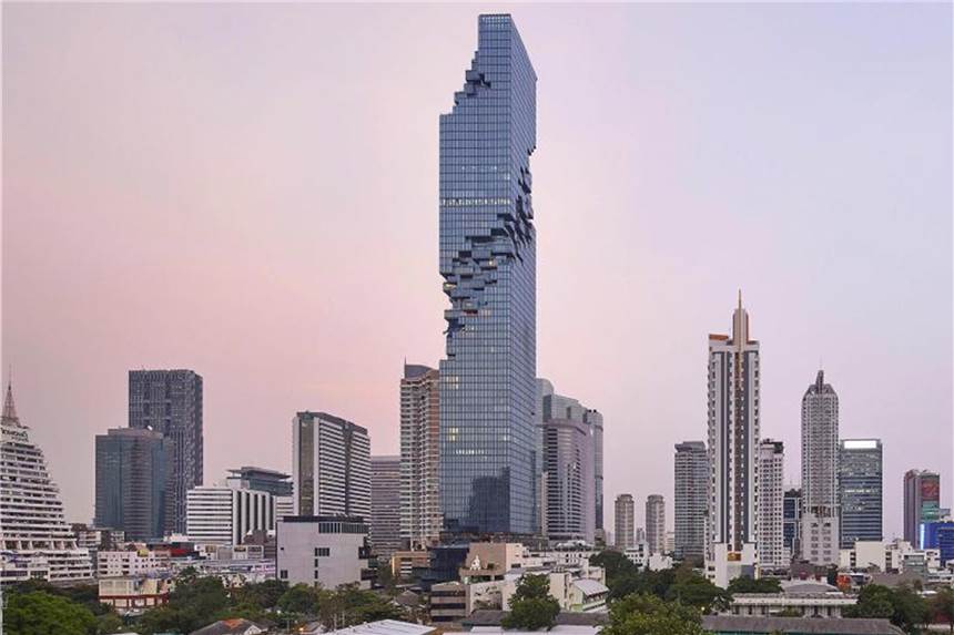 Hochhaus-Preis 2018: Kein europäischer Finalist Das „Maha Nakhon“ ist zum neuen Wahrzeichen Bangkoks geworden. Foto: Hufton+Crow/DAM