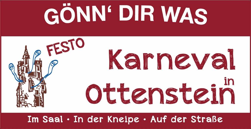 Unbekannte stehlen große Karnevalsbanner rund um Ottenstein So sahen die Plakate aus.