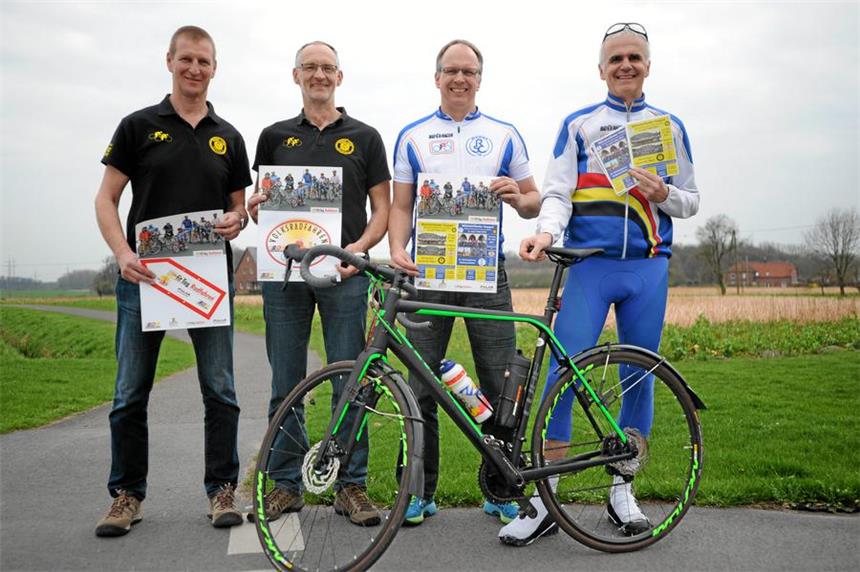 Münsterländer Doppel ist ein Event für Jedermann Das Münsterländer Doppel am 6. und 7. Mai organisieren unter anderen (v.l.) Raimund Hülk, Andreas Küper (beide SC Capelle) sowie Michael Wenner und Peter Dercken (beide RSC Werne).