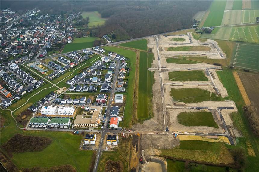 Der Dortmunder Wohnungsmarkt bleibt angespannt Das Neubaugebiet Brechtener Heide ist eines der größten Wohnungsbaugebiete, die zurzeit in Dortmund entwickelt werden.