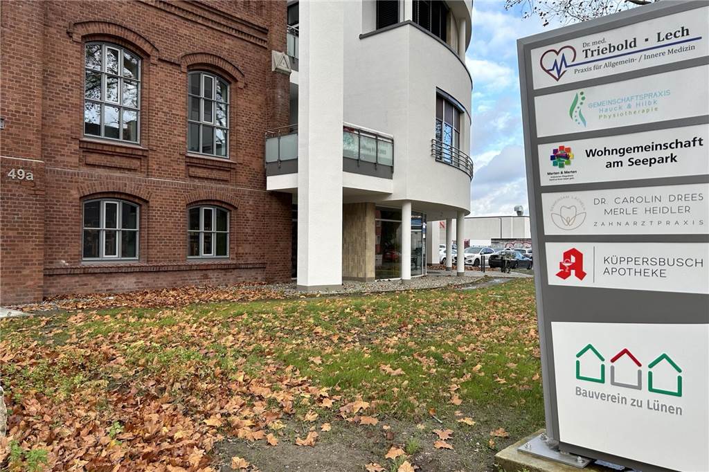 Das neue Ärztehaus des Bauvereins mit der historischen Fassade an der Preußenstraße 49a ist fast komplett bezogen.