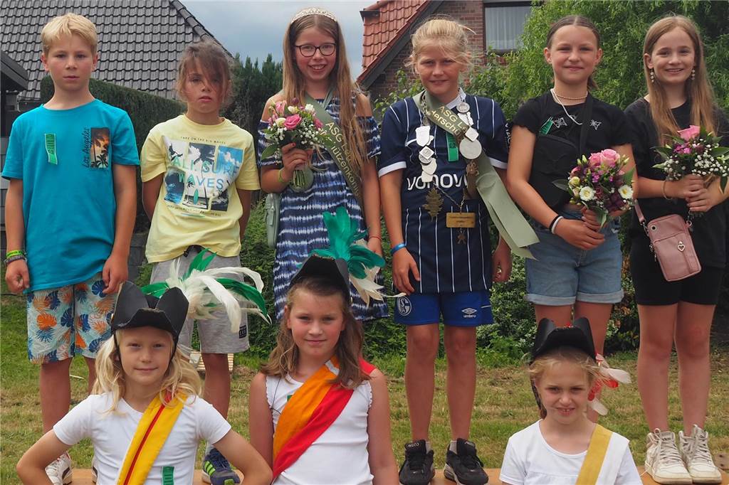 Der Kinderschützenthron der allgemeinen Schützengesellschaft Legden.