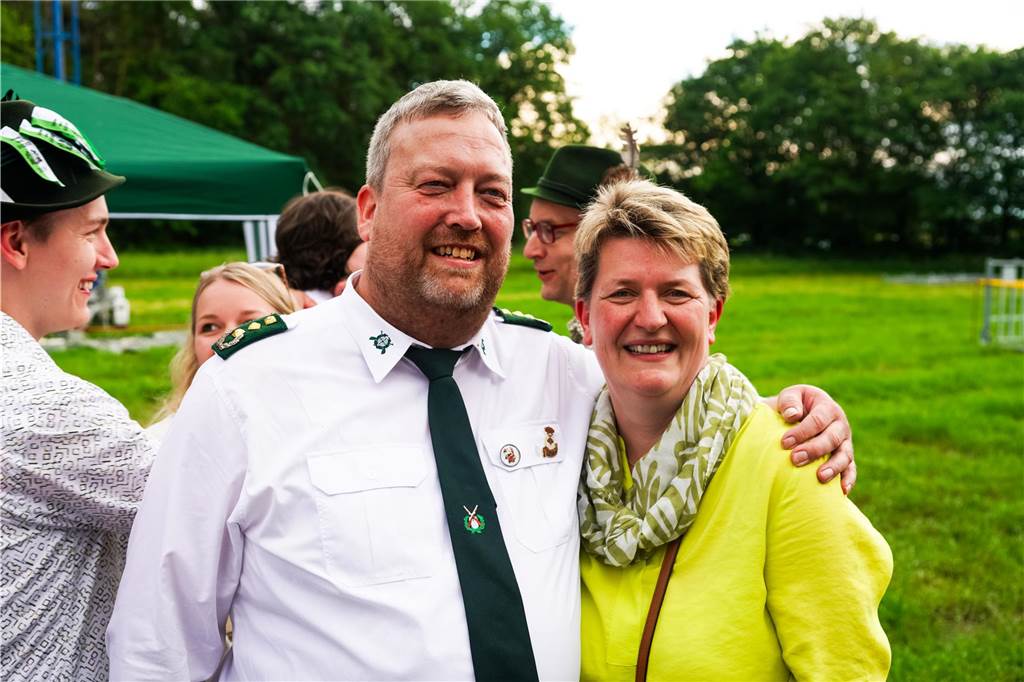 Das neue Königspaar aus Köckelwick: König Josef Upgang und Königin Claudia Beuting.