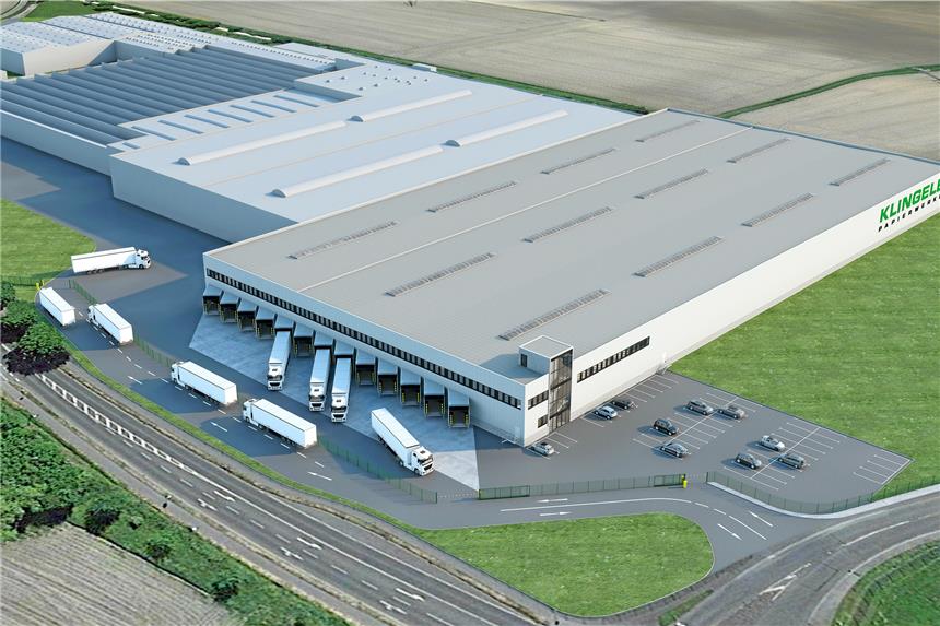 Neues Klingele-Lager soll Logistik optimieren Das neue Logistikzentrum soll mit digitaler Infrastruktur ausgestattet werden.