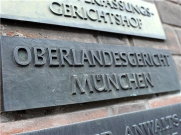 Das Oberlandesgericht München hat im "Oldschool Society"-Prozess mehrjährige Haftstrafen verhängt. Foto: Andreas Gebert