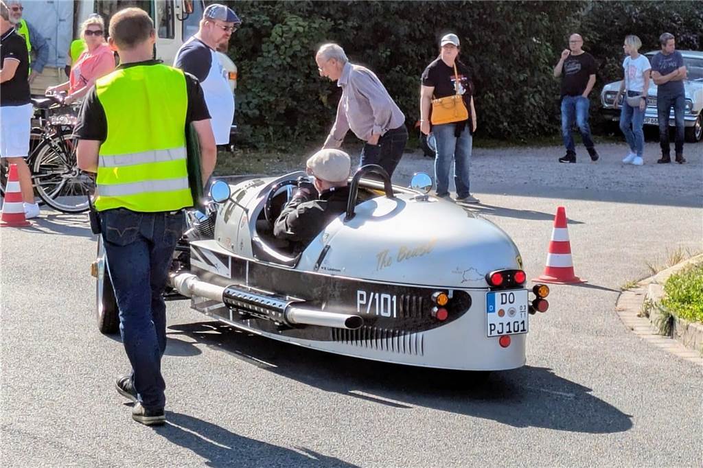 Das Oldtimer-Treffen der Oldtimerfreunde Schermbeck im Creativ-Quartier war ein voller Erfolg
