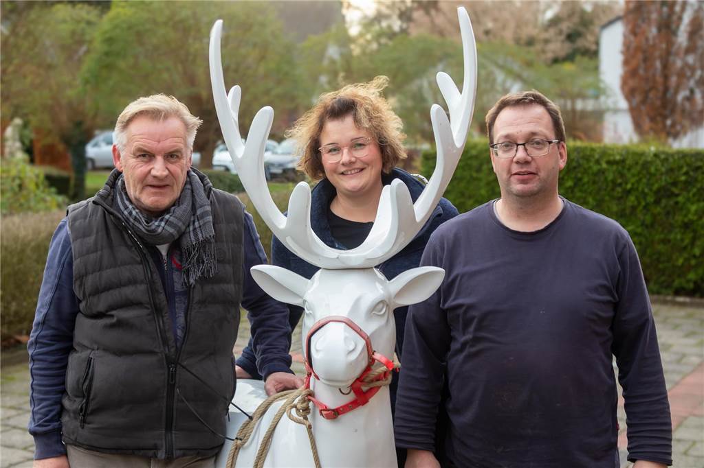 Die Organisatoren der Adventsaktion "St. Josef leuchtet".