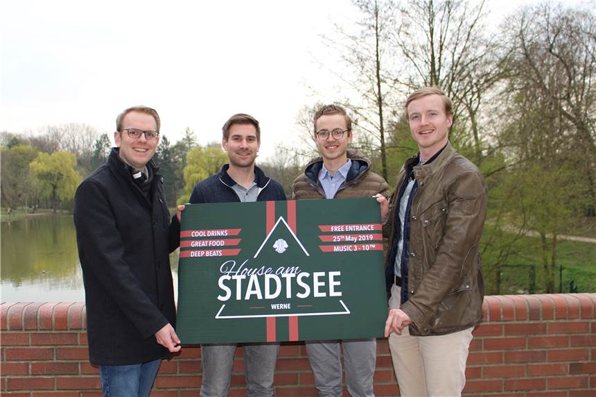 Elektronische Musik an der beleuchteten Saline bei House am Stadtsee Das Orga-Team lädt alle ein, am Samstag, 25. Mai, von 15 bis 22 Uhr an der Saline vorbeizukommen.