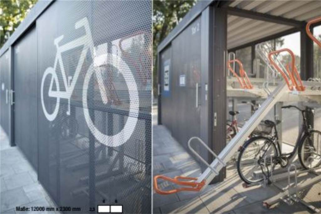 Lieferengpässe: Neues Fahrrad-Parkhaus am Hauptbahnhof verzögert sich Das Parken der Fahrräder erfolgt doppelstöckig. Trotzdem soll es nicht schwer sein, das Rad in die zweite Etage zu befördern.