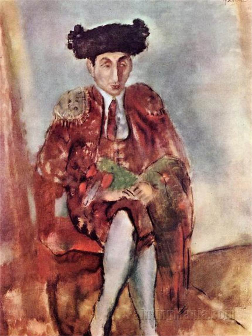 Borchert-Theater zeigt Stück über Alfred Flechtheim Das perfekte Outfit für eine Party in der Weimarer Zeit: Jules Pascin malte Alfred Flechtheim im Jahr 1927 im Torero-Kostüm.