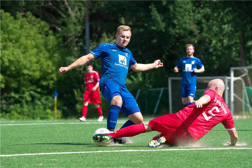 Zwei Derbys und acht weitere Spiele: Alle Halterner Partien im Überblick Das Pokal-Derby letzte Woche (8.August) gegen Sythen entschied Flaesheim mit 4:2 für sich. Foto: Andreas Hofmann