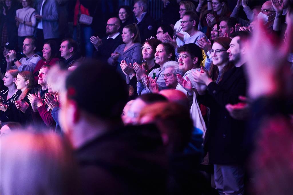 Das Publikum nach der Show